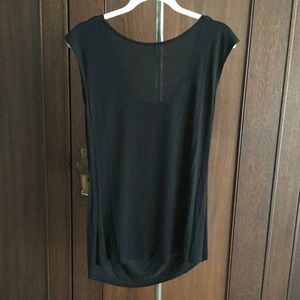 Olivia Moon Tops - Sleeveless drape neck knit top Olivia Moon Tops - Sleeveless drape neck knit top